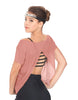 Solid Glitter Chiffon Flawless Top