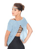 Solid Glitter Chiffon Flawless Top