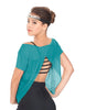 Solid Glitter Chiffon Flawless Top