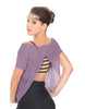 Solid Glitter Chiffon Flawless Top