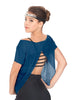 Solid Glitter Chiffon Flawless Top