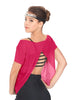 Solid Glitter Chiffon Flawless Top