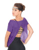 Solid Glitter Chiffon Flawless Top