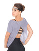 Solid Glitter Chiffon Flawless Top