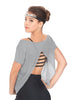 Solid Glitter Chiffon Flawless Top