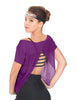 Solid Glitter Chiffon Flawless Top