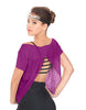 Solid Glitter Chiffon Flawless Top