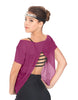 Solid Glitter Chiffon Flawless Top