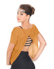 Solid Glitter Chiffon Flawless Top