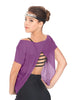 Solid Glitter Chiffon Flawless Top