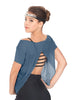 Solid Glitter Chiffon Flawless Top