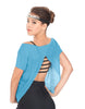Solid Glitter Chiffon Flawless Top