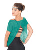 Solid Glitter Chiffon Flawless Top