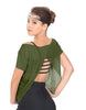 Solid Glitter Chiffon Flawless Top