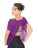 Solid Glitter Chiffon Flawless Top