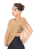 Solid Glitter Chiffon Flawless Top