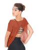 Solid Glitter Chiffon Flawless Top
