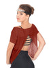 Solid Glitter Chiffon Flawless Top