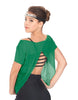 Solid Glitter Chiffon Flawless Top