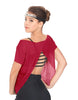 Solid Glitter Chiffon Flawless Top