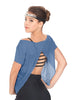 Solid Glitter Chiffon Flawless Top