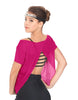 Solid Glitter Chiffon Flawless Top