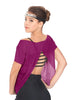 Solid Glitter Chiffon Flawless Top