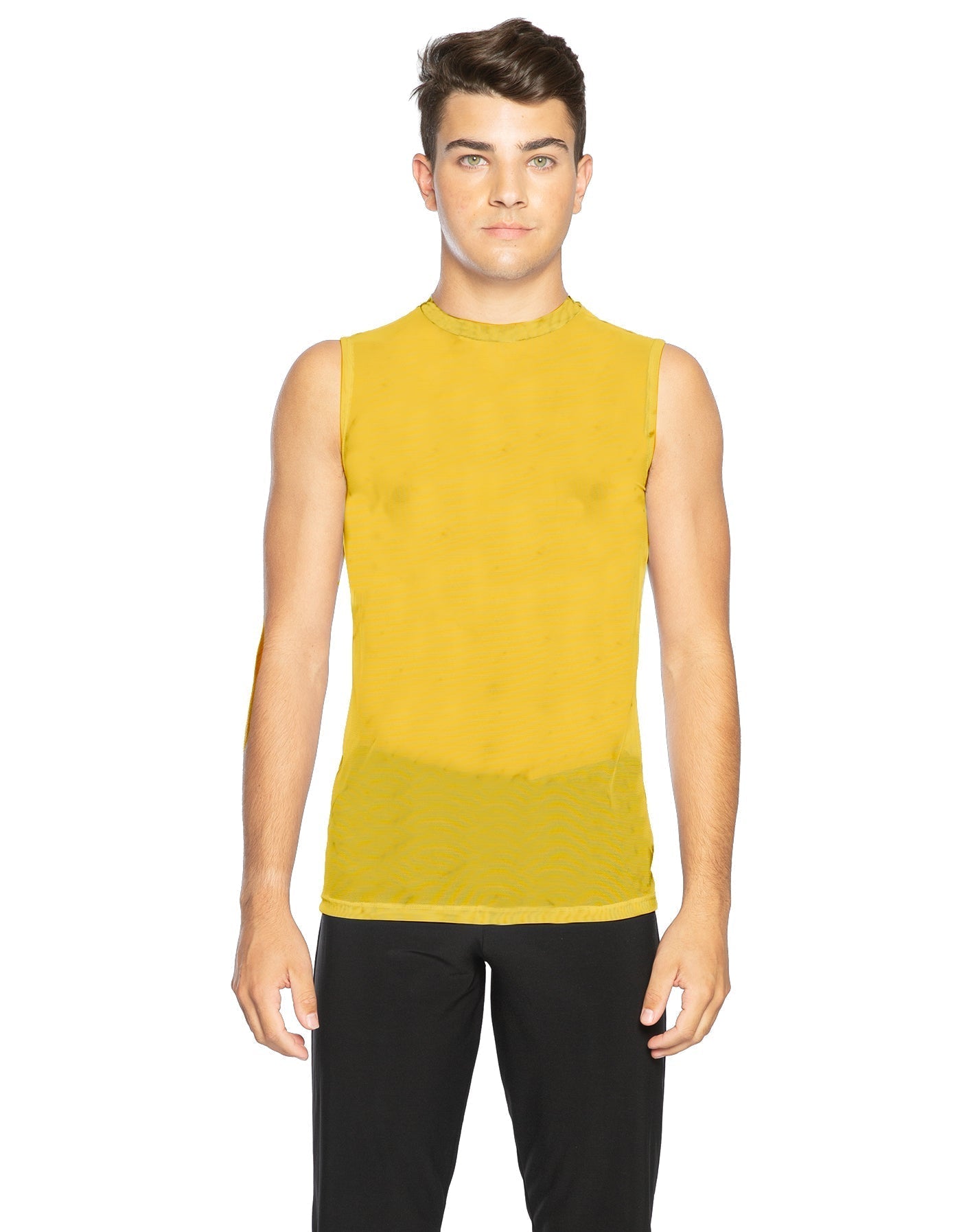 Solid Mesh Boys Tank
