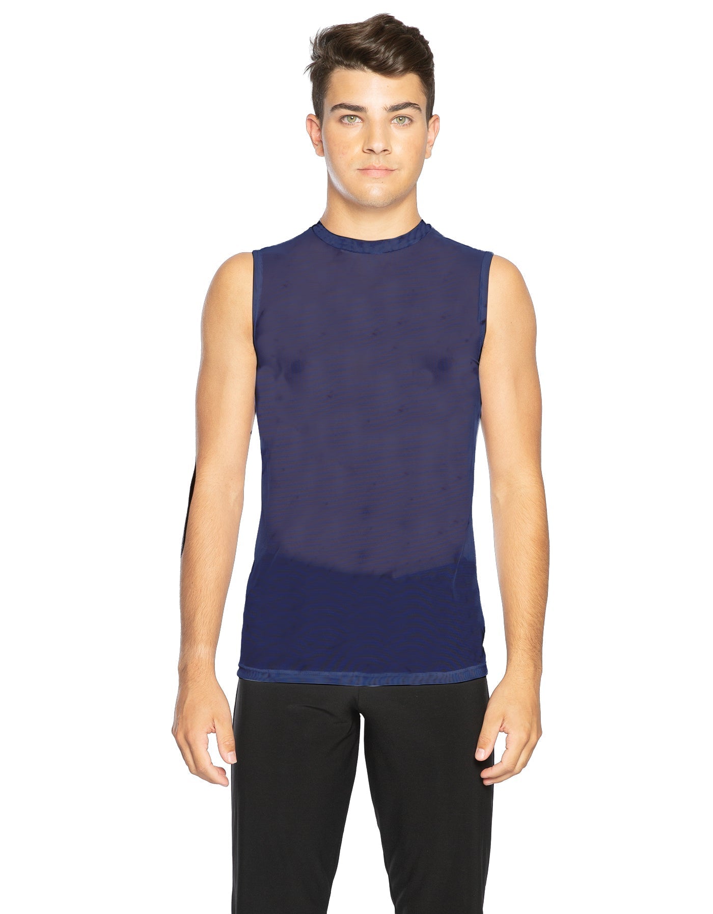 Solid Mesh Boys Tank