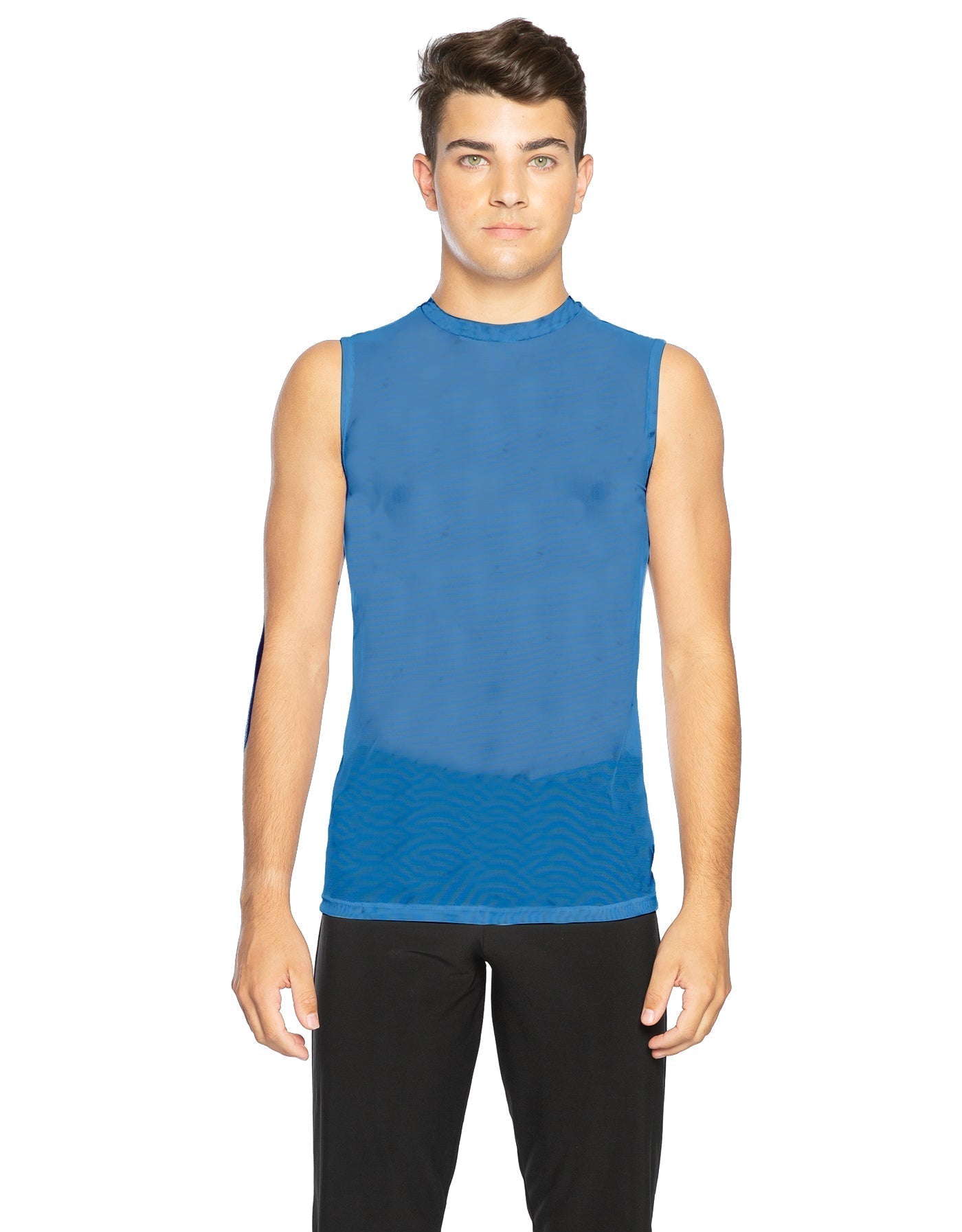 Solid Mesh Boys Tank