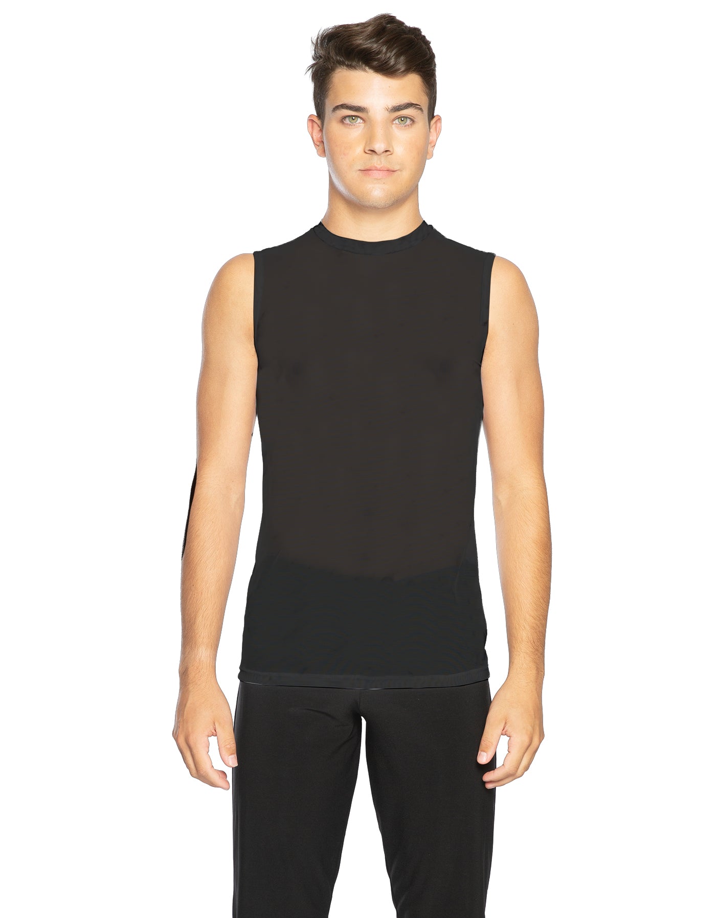 Solid Mesh Boys Tank