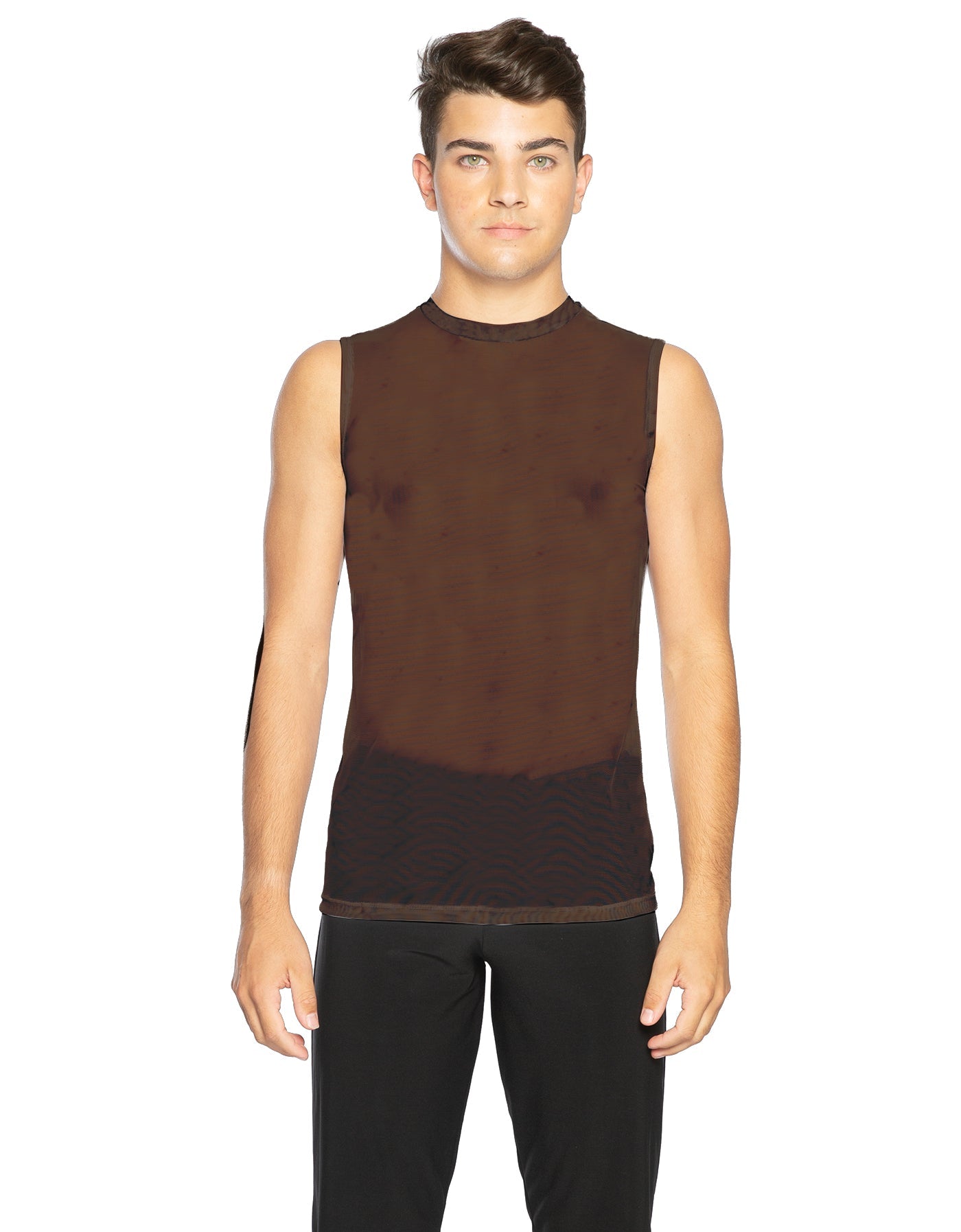 Solid Mesh Boys Tank