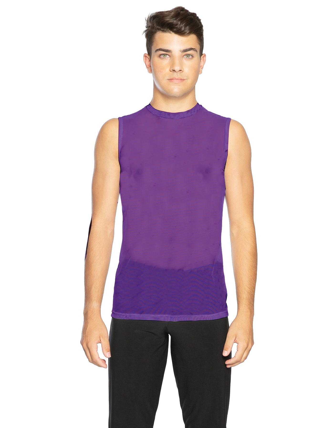 Solid Mesh Boys Tank