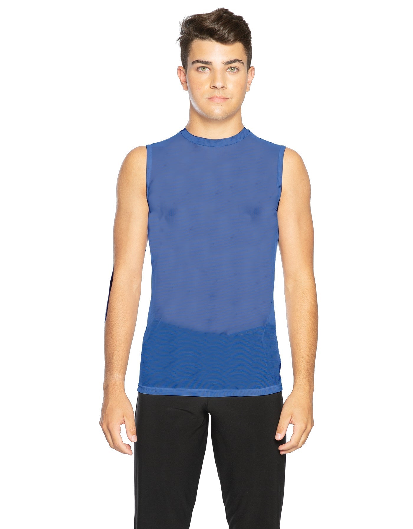 Solid Mesh Boys Tank