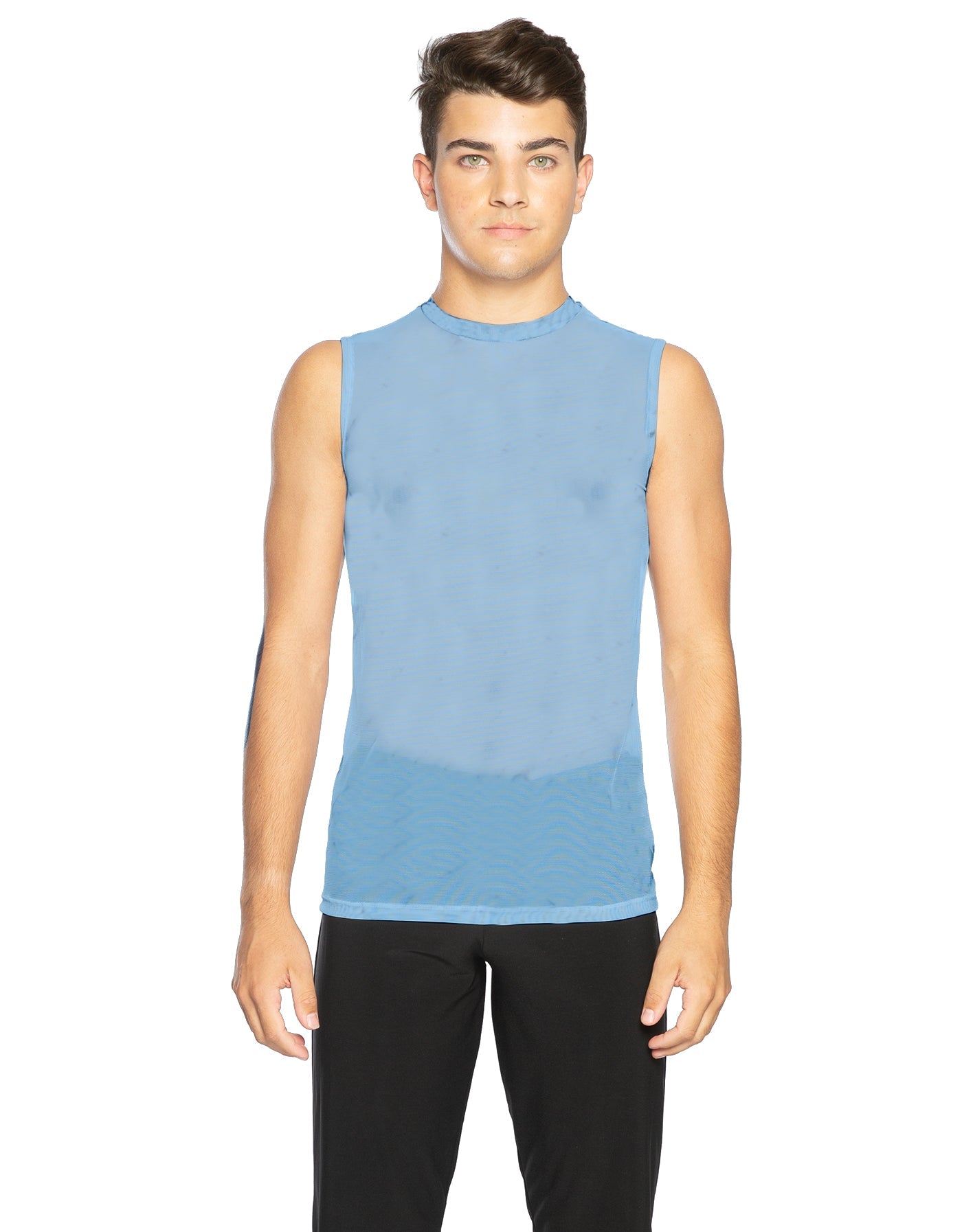 Solid Mesh Boys Tank