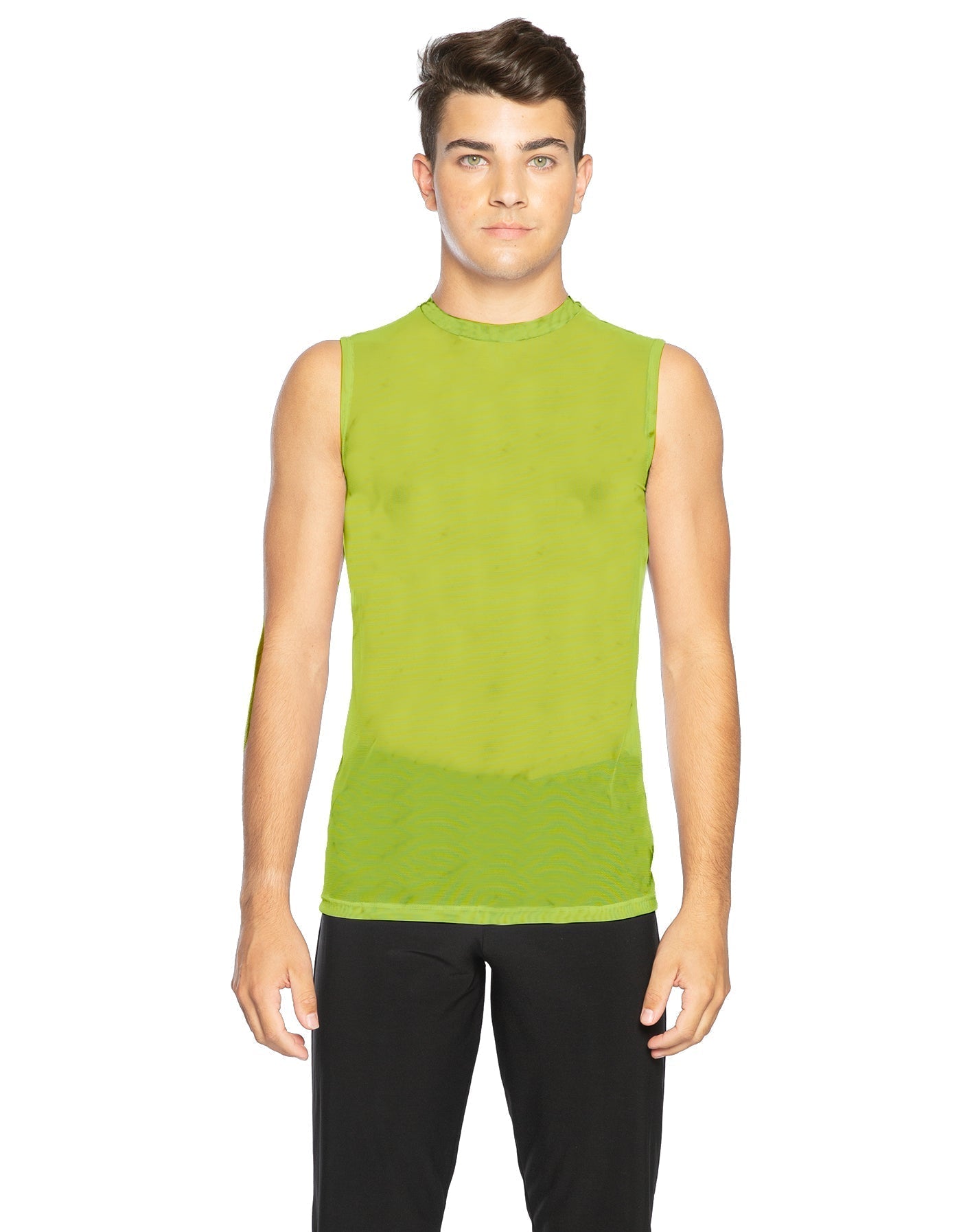 Solid Mesh Boys Tank