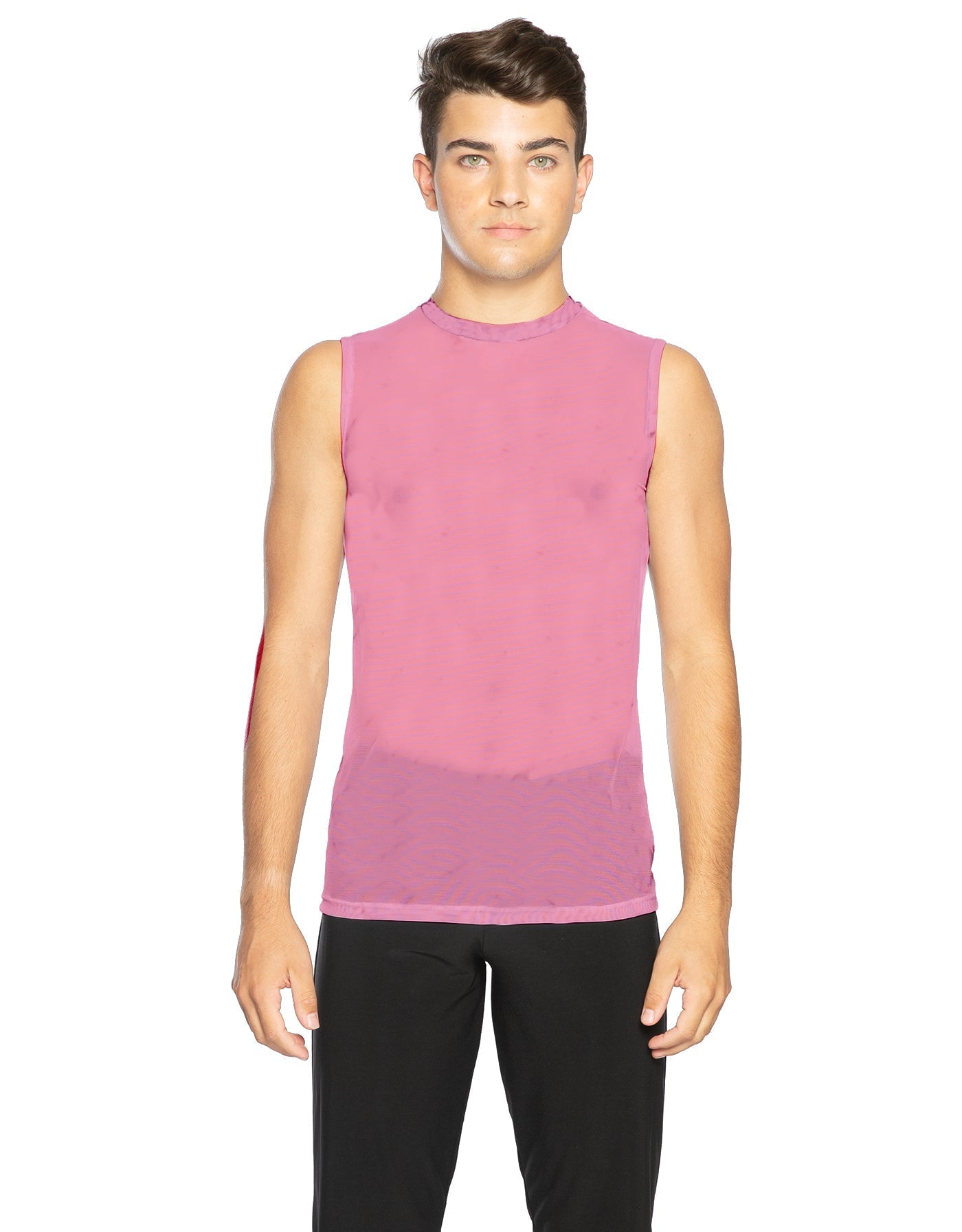 Solid Mesh Boys Tank