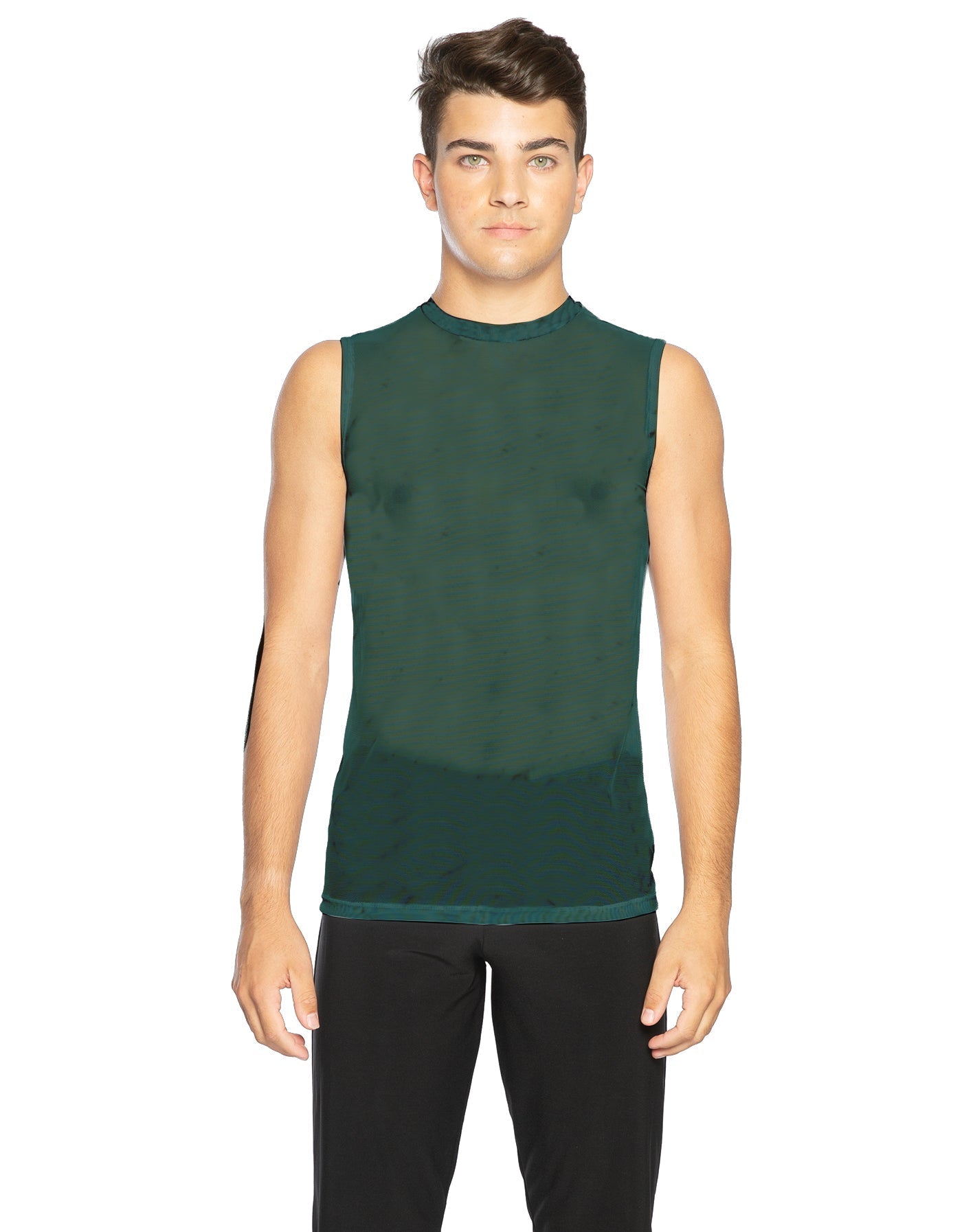 Solid Mesh Boys Tank