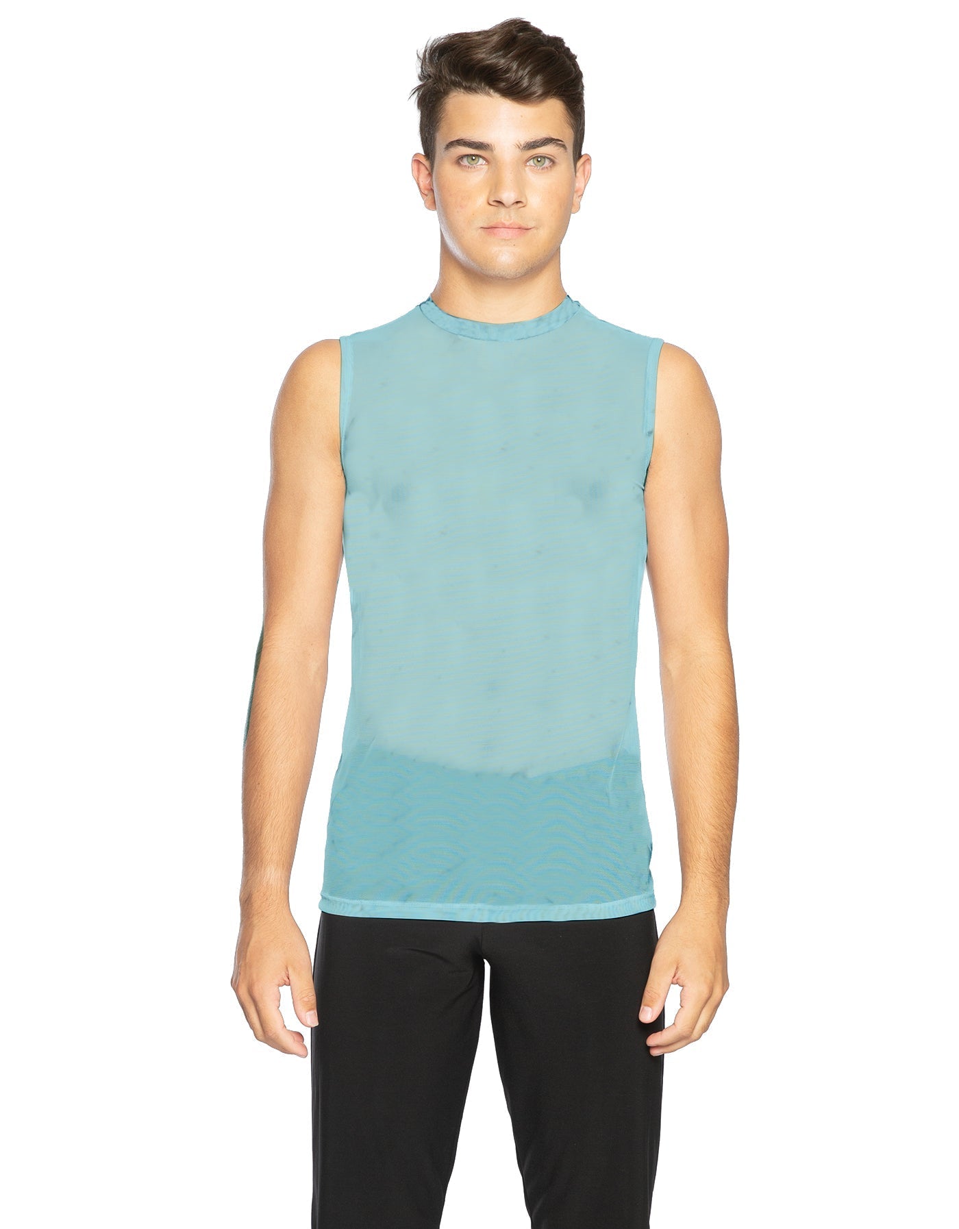 Solid Mesh Boys Tank