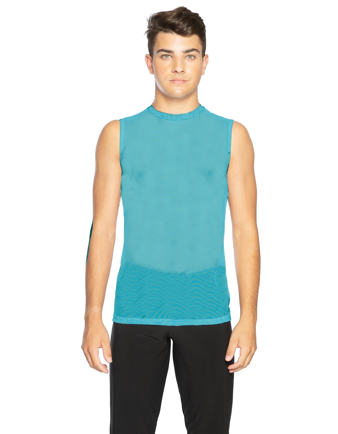 Solid Mesh Boys Tank