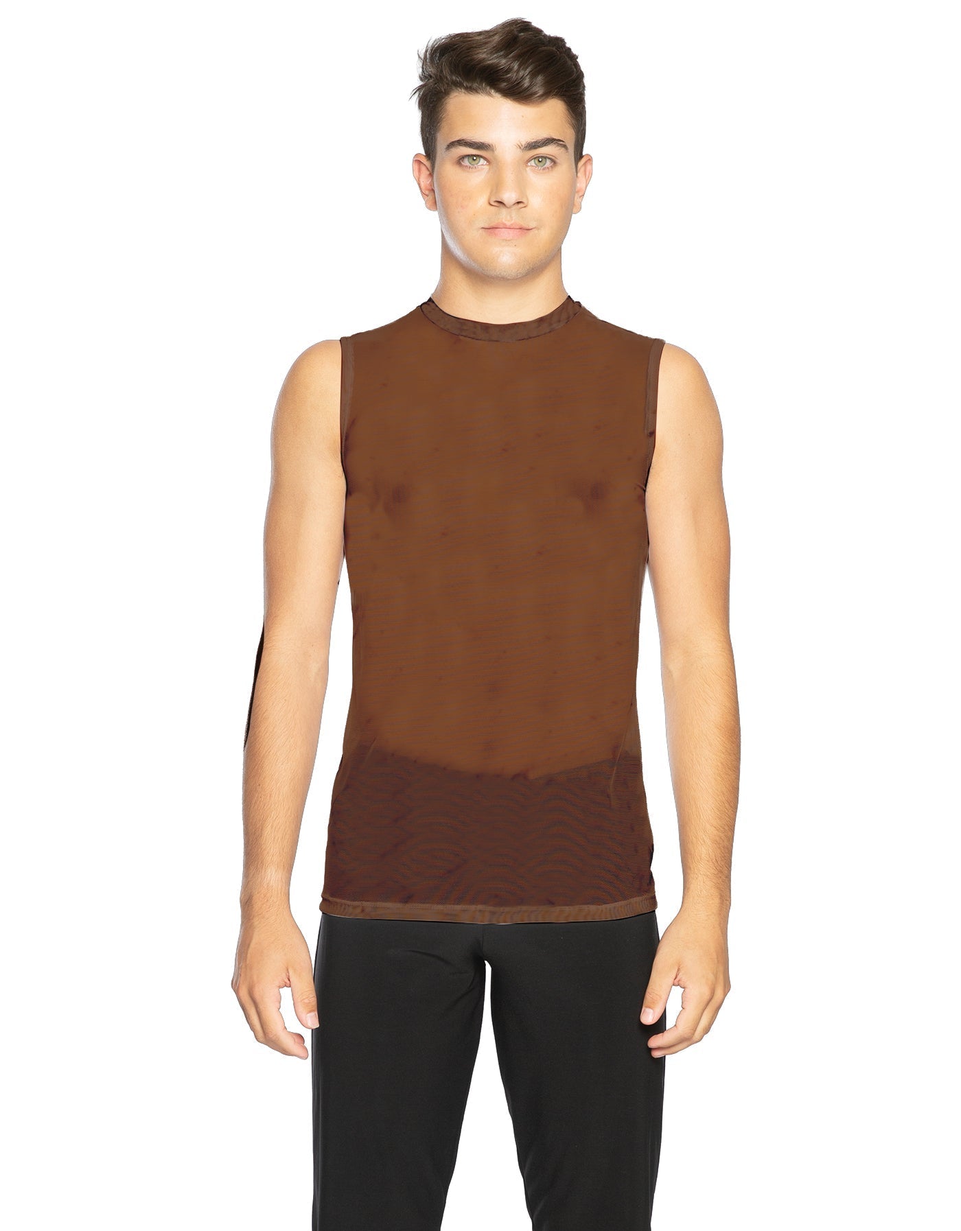 Solid Mesh Boys Tank
