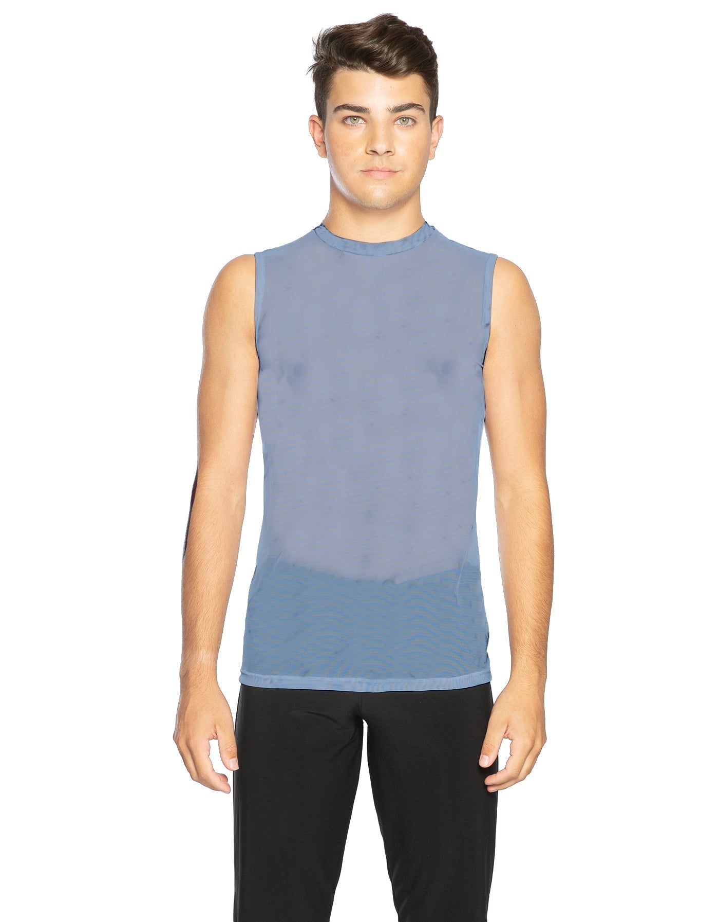 Solid Mesh Boys Tank