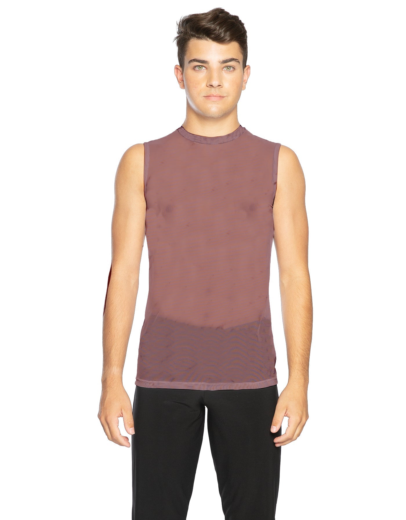 Solid Mesh Boys Tank