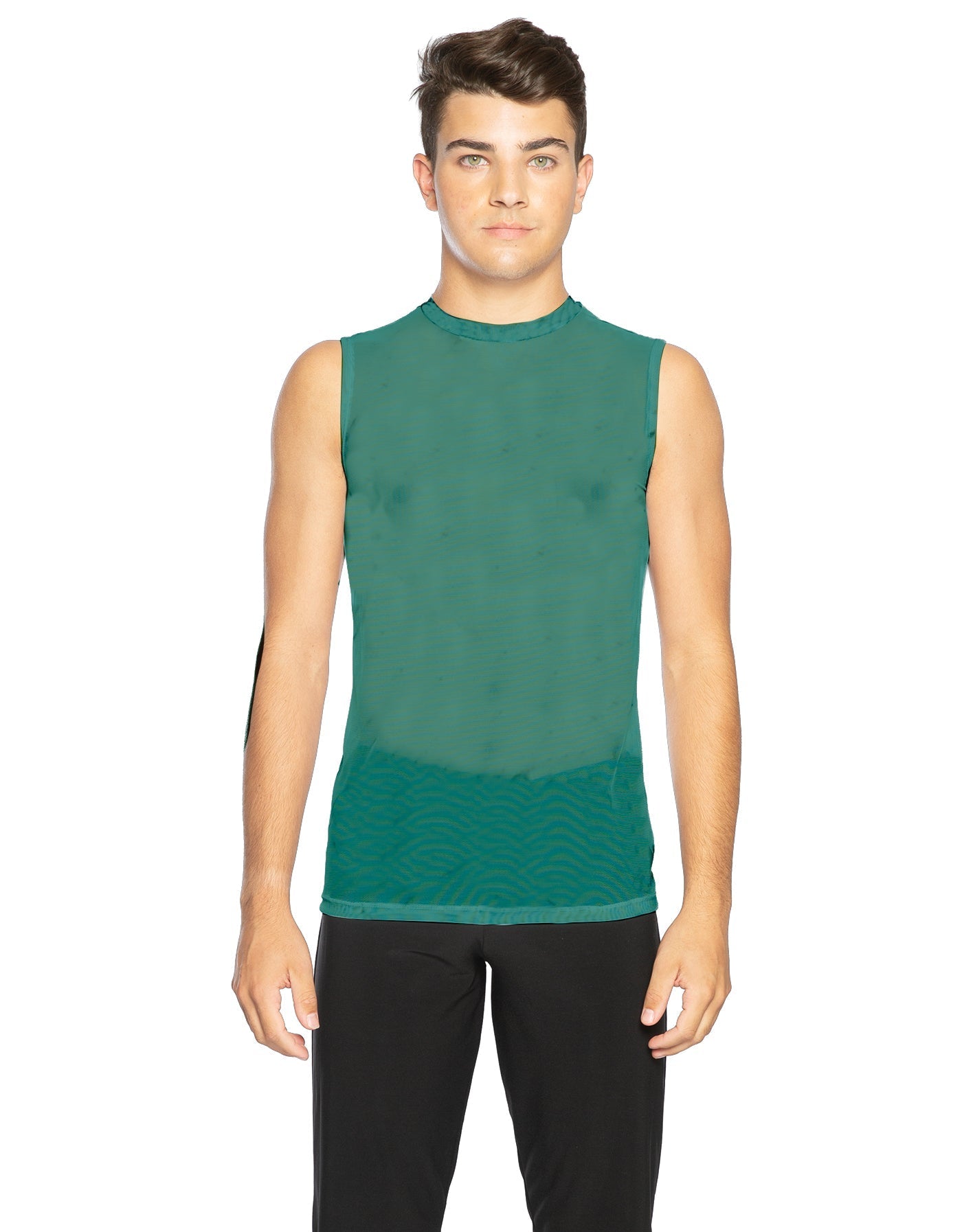 Solid Mesh Boys Tank