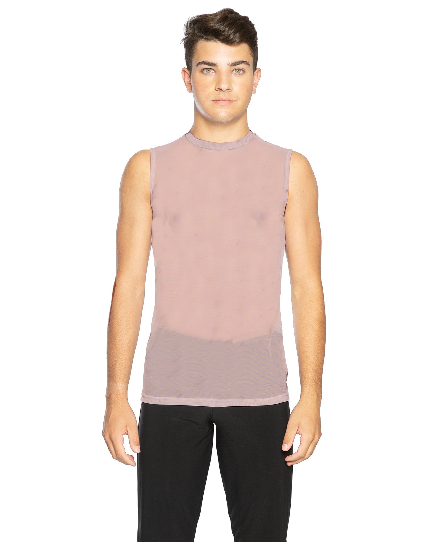Solid Mesh Boys Tank