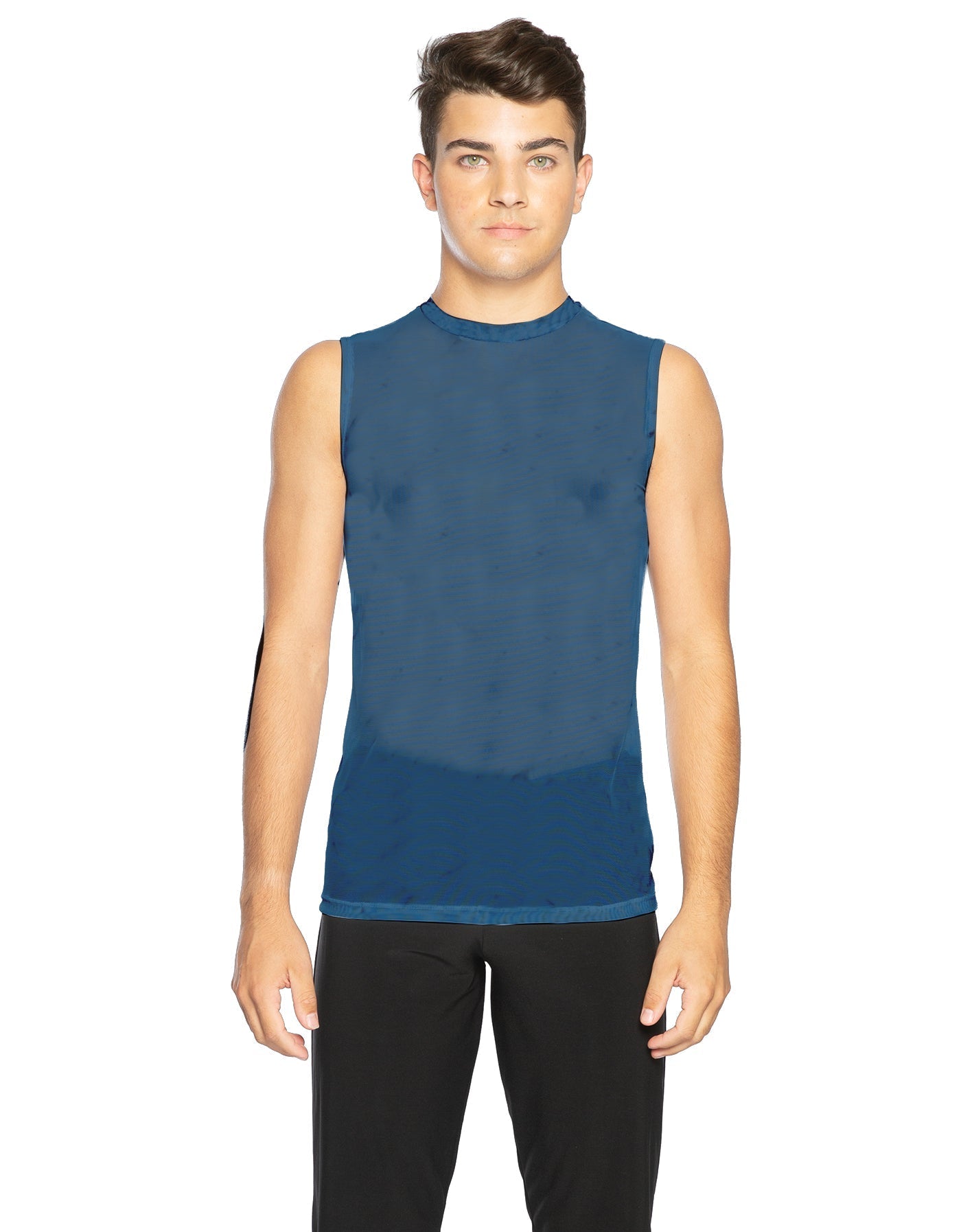 Solid Mesh Boys Tank