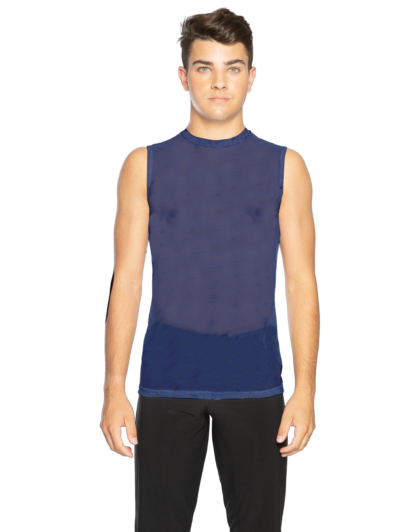 Solid Mesh Boys Tank