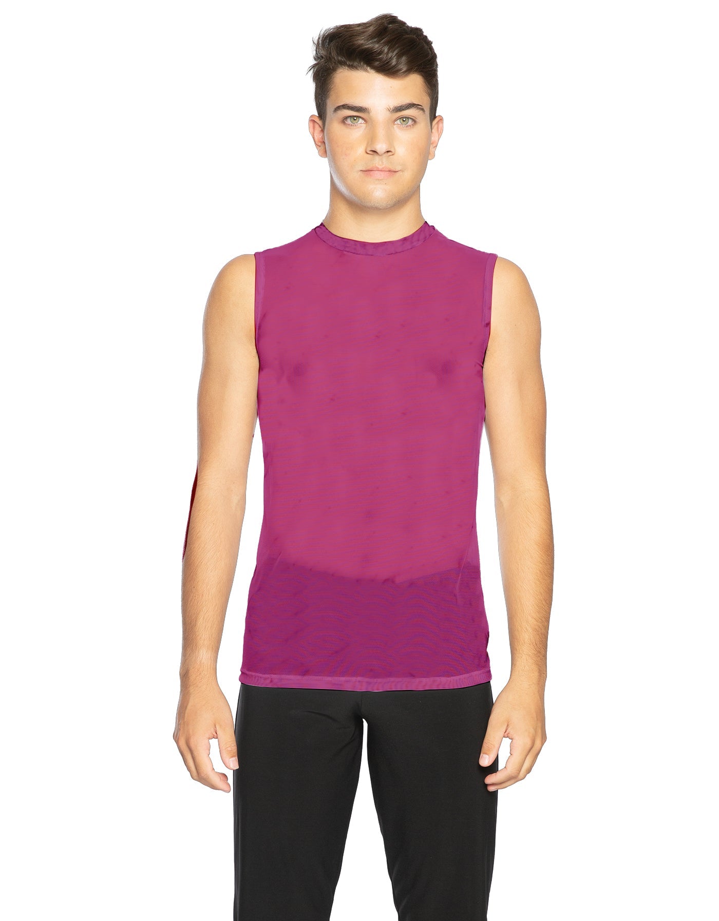 Solid Mesh Boys Tank