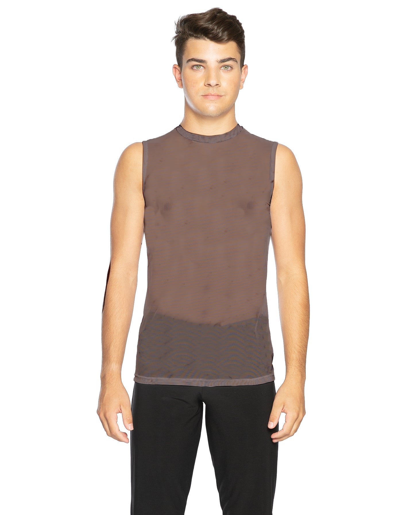 Solid Mesh Boys Tank