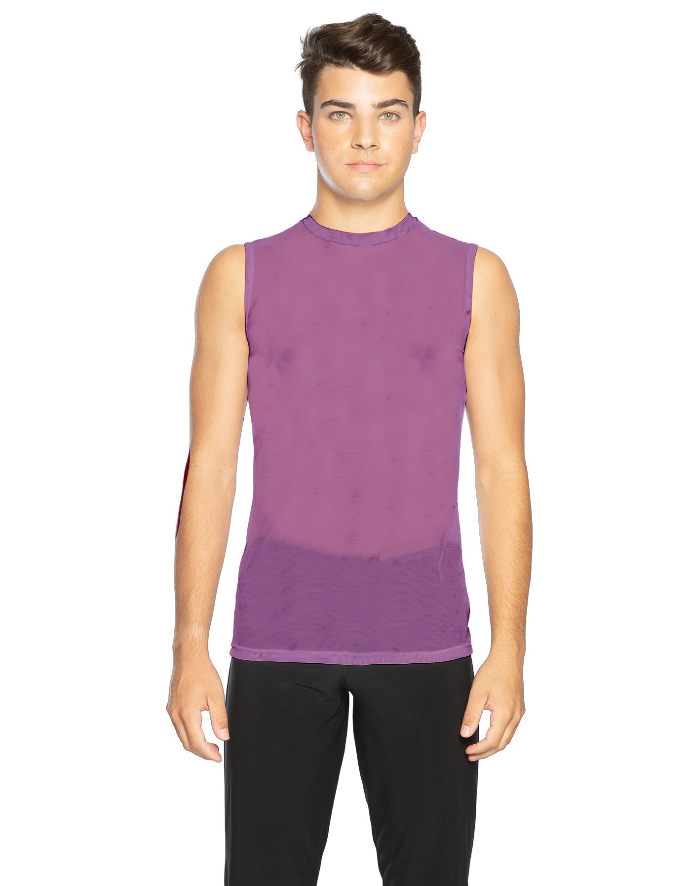 Solid Mesh Boys Tank